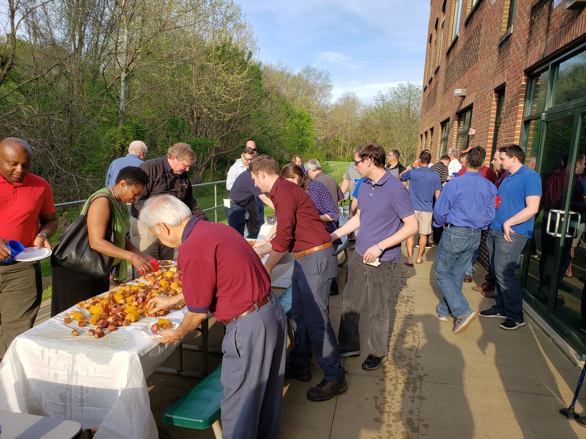 IanAtACE's tweet photo. It was a pleasure to host the Wilmington ISA @ISA_Interchange section for their annual shrimp 🦐 boil. #shrimp #deliciousfood https://t.co/tqPi1rXjA8