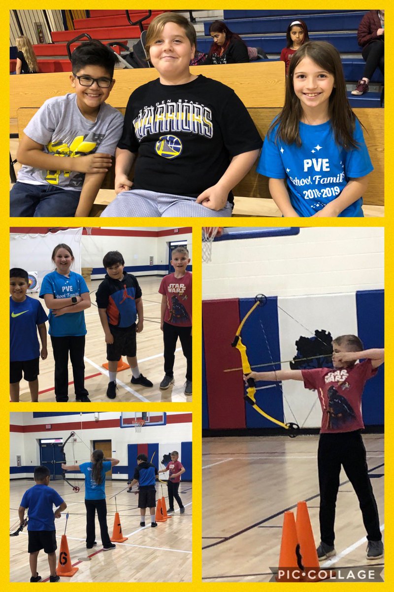 PVEPioneers's tweet photo. Tonight was the first Archery Tournament between Cottonwood &amp; Prairie View! It was an exciting evening. PVE had the top scoring student with Becca &amp; the top scoring coach with Coach Kadow. Cottonwood won the overall Tournament. Congratulations to all participants. #PEPower https://t.co/zNaOvxAMXT