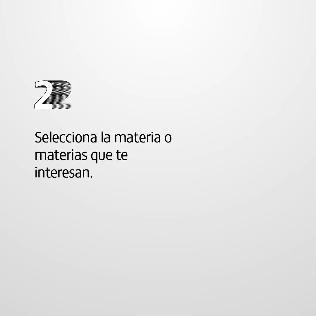 YAXSgt's tweet photo. Selecciona las materias que te interesan. https://t.co/SA0PVA8Gnr