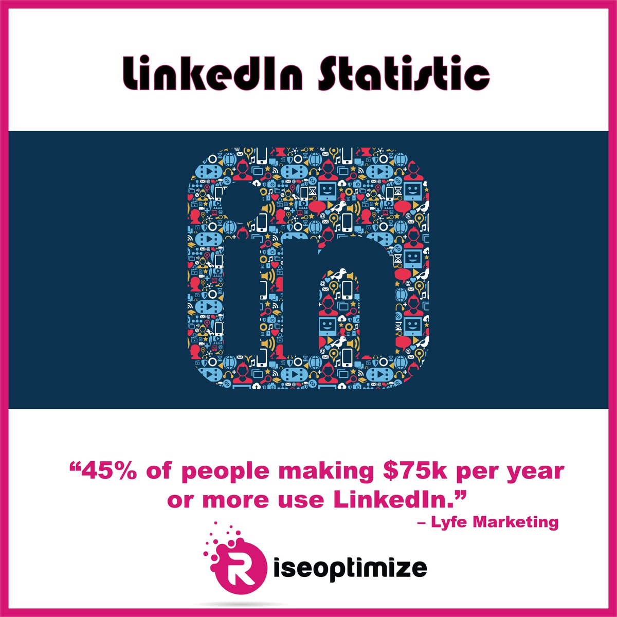 riseoptimizeit's tweet image. If you are in B2B niche this is a good platform to build on. 👍

#linkedin #digitalmarketing #business #b2b