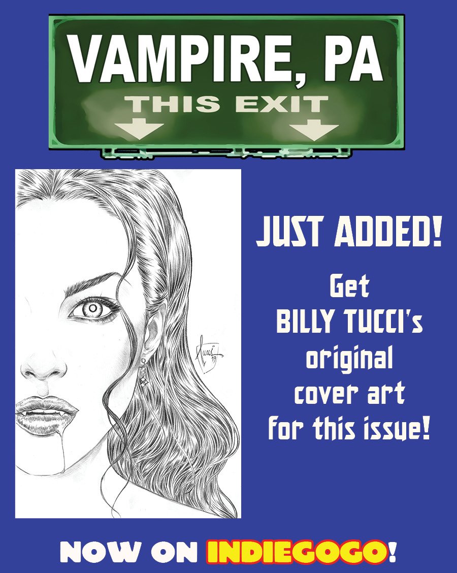 JCVaughn1's tweet photo. @BillyTucci's original cover art has just been added to the #VampirePA #Indiegogo campaign! https://t.co/x19gVhWpTC https://t.co/A0r4iEsG6k