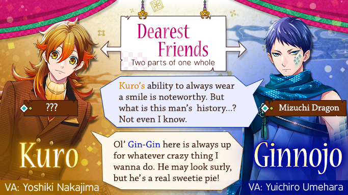 Ayakashi Romance Reborn On Twitter Kuro Ginnojo Are The Best Of Friends These Besties Can Always Be Found Together We Re Not Too Sure How Ginnojo Feels About The Nickname Gin Gin Though
