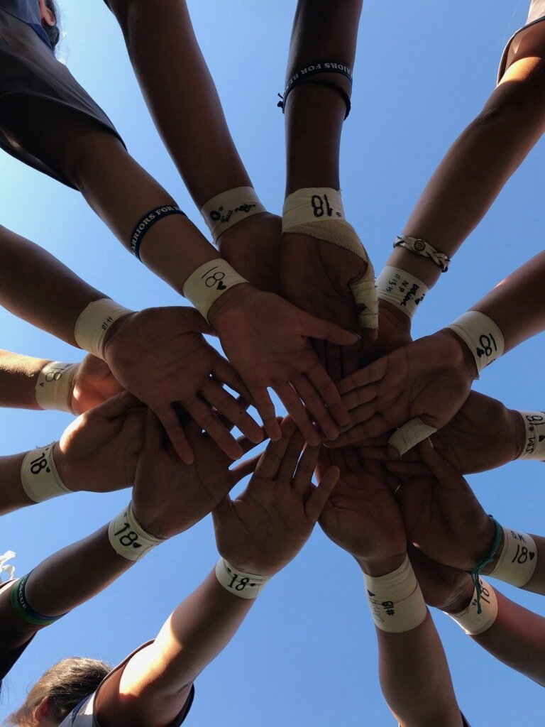 _eccsoftball's tweet photo. Sending some love to @elcobaseball after today's win over Cerritos. #ForSladen #18 https://t.co/YO8VYZQcB5