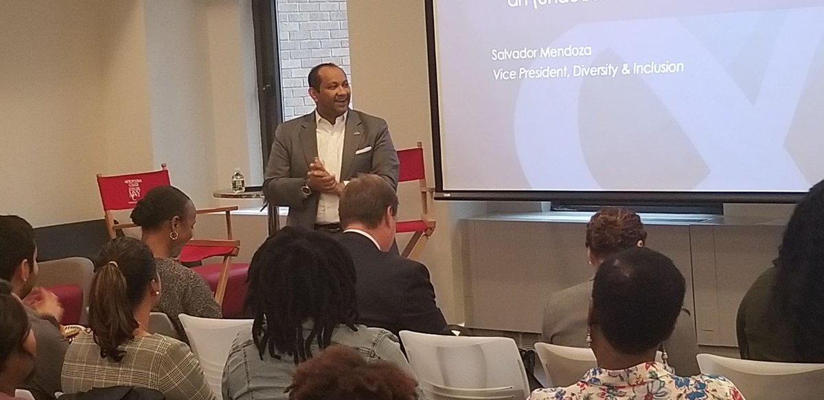mcnyedu's tweet photo. In recognition of Diversity Month, #myMCNY and @NAAAHRGNY   hosted "What 2019 Will Mean for #Diversity and #Inclusion?" at the Manhattan Campus with speaker Salvador Mendoza, VP of Diversity and Inclusion for @workatNBCU 
https://t.co/o7U3z8cuP3 https://t.co/FjmSIasuLY