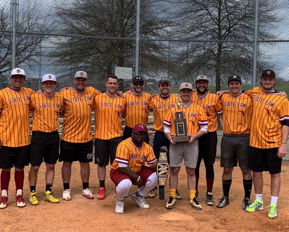 FSULawSoftball's tweet photo. That’s it! 3 leagues, 3 championships! https://t.co/hxzdZNUBd2