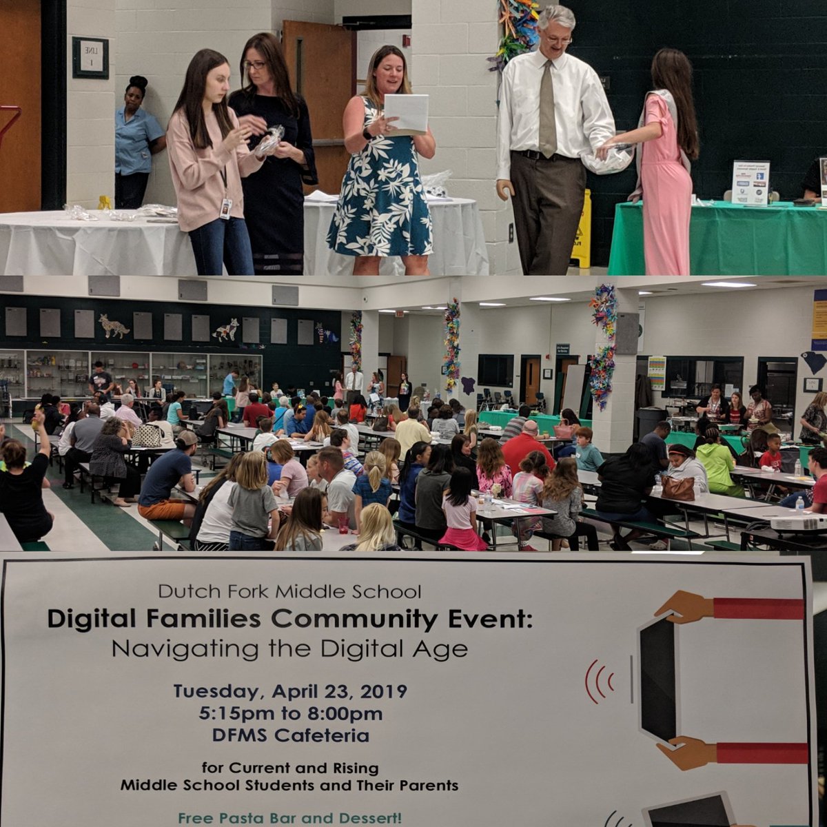 grantlori72's tweet image. Amazing night at DFMS helping our families navigate the digital age. We have an incredible SIC, administration, staff and set of students who made this all happen. #Pridein5 #dfms #sic #dfmsstudentsandparents #TeacherTuesday #LoveSCschools #LexRich5Schools #digitalage