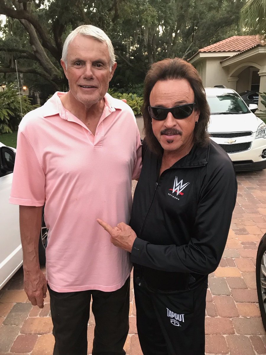 Real Jimmy Hart on X: Hey baby - hanging with sweet lou piniella