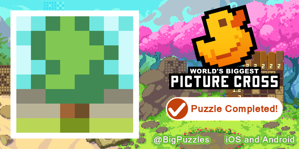 icanflipit's tweet photo. I've just completed 'Shrub' in World's Biggest Picture Cross.
It's free https://t.co/LnZJFYZQoA #WBPC https://t.co/dws6TxTb1i