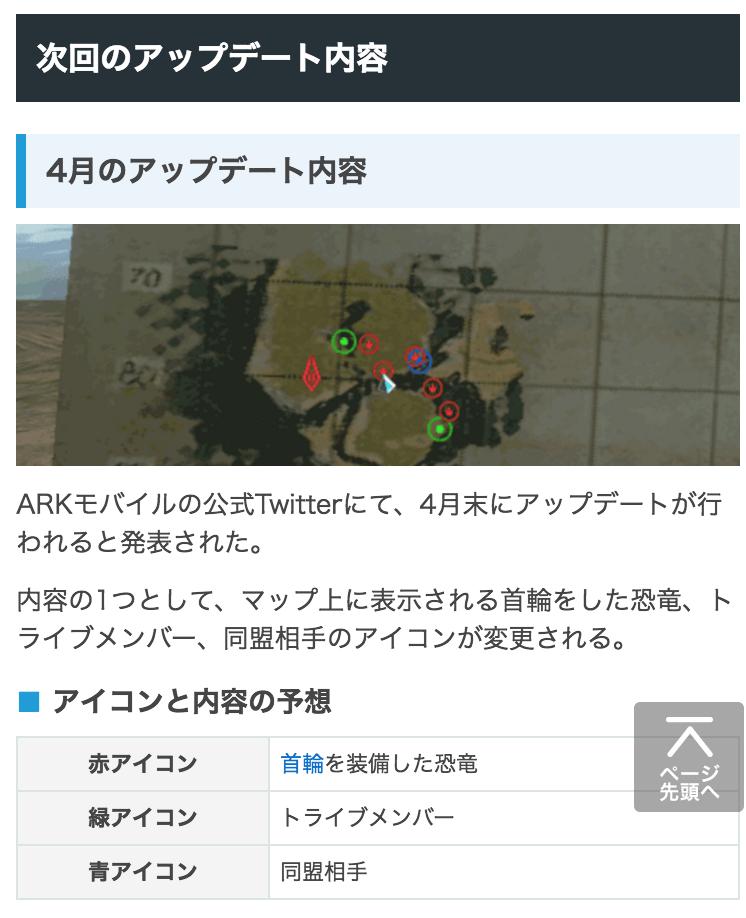 Ark攻略班 神ゲー攻略 Di Twitter 4月末にアップデートが行われる模様です 内容はまだ1つしか発表されていませんが マップ上に表示されるアイコンが分かりやすく変更されます 最新アプデ情報はこちら T Co Abj3kksgrz Ark Arkモバイル Arkmobile