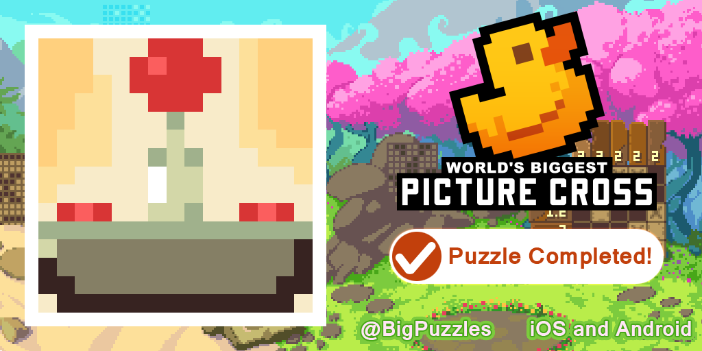icanflipit's tweet photo. I've just completed 'Joystick' in World's Biggest Picture Cross.
It's free https://t.co/LnZJFYZQoA #WBPC https://t.co/Uj2dJAmnKA