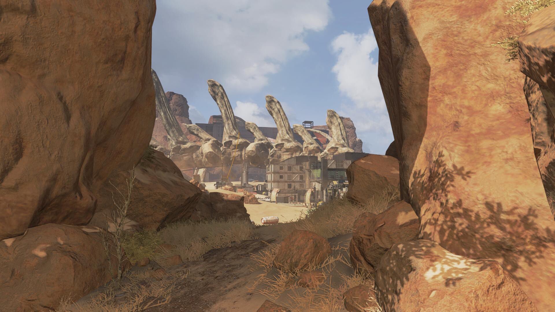 Apex Legends海外ニュース 他には 文字通り岩に囲まれた街 スカルタウン この岩を出入りすることで 他の キングスキャニオンの場所とは 全く異なる場所であることを 感じさせる Apex Legends海外ニュース 他には 文字通り岩に囲まれた街 スカルタウン この岩を出入りすることで 他の キングスキャニオンの場所とは 全く異なる場所であることを 感じさせる