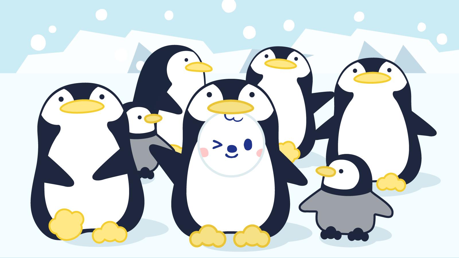 ウエルシアグループ公式 うえたん 今日は 世界ペンギンの日 普段はよちよち歩くかわいいペンギンですが 泳ぐととてもはやくて かっこいいです うえたんもペンギンになりきってみたですʕ๑ ᴥ ๑ʔ 似合っていたら リツイート やいいね してください