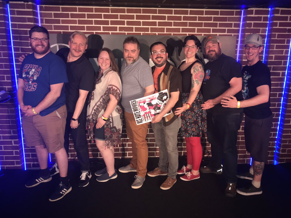 neilicus's tweet photo. @WHMPodcast Thank you so much for a great show @ @dcimprov. And please bring back #StayTuned Month! #awkwardpromphoto https://t.co/QJDlMf4A8f