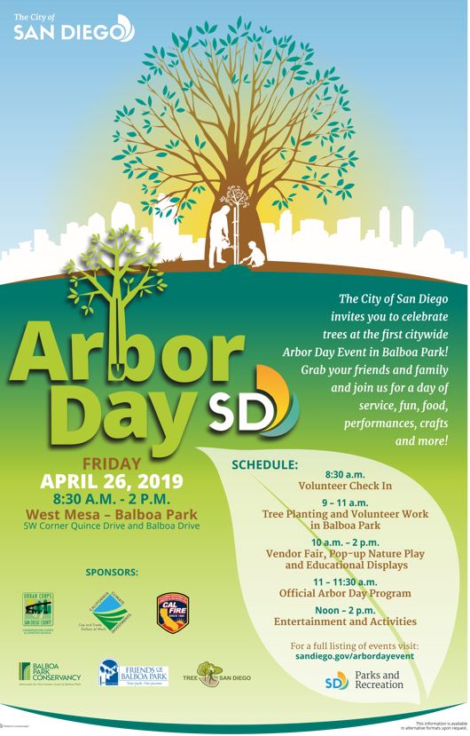 Arbor Day in Balboa Park