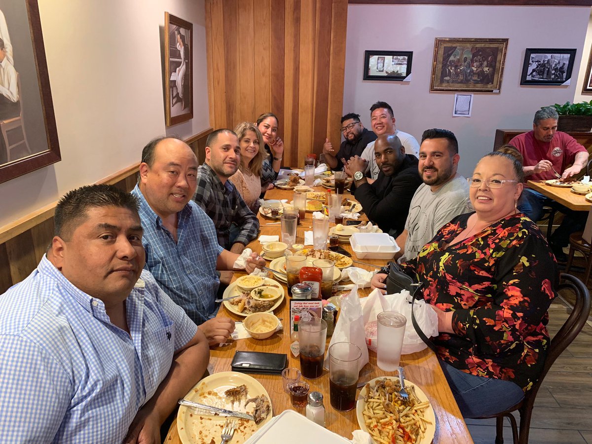 Most would call this a team outing or dinner. We call this family dinner. Thank you @BJTaylor_5 and @elizstrick1 for taking us out!!!! #TuggleNation #lifeatatt #kaipgladiators #tustinfam <a href="/anthonyetuggle/">Anthony E. Tuggle</a> <a href="/LoWells111/">Lo Wells</a> <a href="/TeamKaip/">Gladiators</a> <a href="/lauriela1642/">TeamAranda</a> <a href="/BrandyIoane/">Brandy Ioane</a> <a href="/TustinDAG/">Mike Nguyen</a> <a href="/c_gaumot/">Chris Gaumot</a>