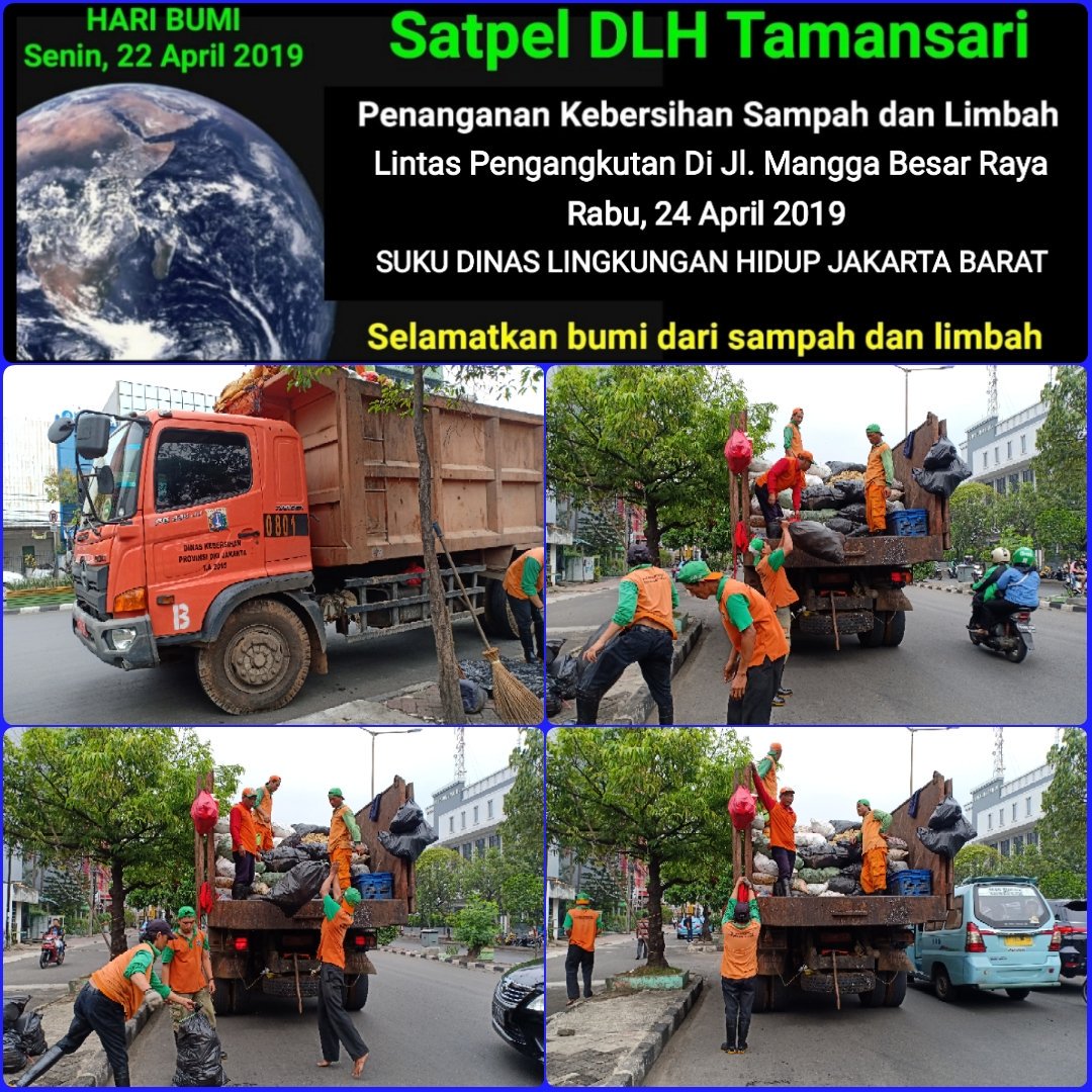SatpelKec's tweet photo. Kegiatan Lintas Pengangkutan Sampah JL.Mangga Besar Raya Kec.Tamansari 
Jakarta Barat
Rabu,24 April 2019
#8harimenujuHPSN
#dkinyokkerjabakti
#roadtoHPSNday
#haripedulisampahnasional
#dinaslhdki
#smartpeople
#jakartabersih
#bhayplastik
#likeforlike
#hpsn2019 https://t.co/xTxelBPixr