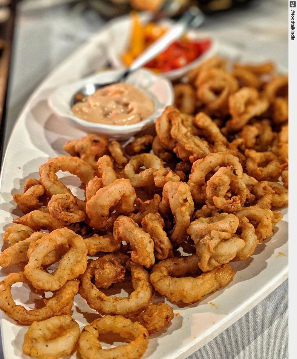 #DiscoverGoa Calamari | Seafood at it’s best!😍 . Where: Calamari Bathe & Binge By: #food #yummy