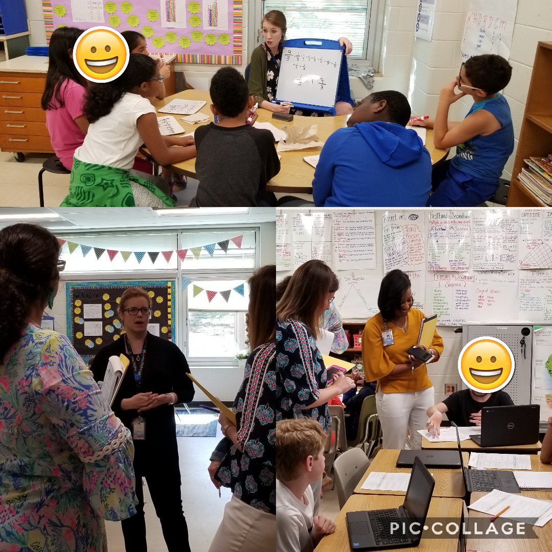 swilliams206's tweet photo. Guided math groups, teacher-to-teacher collaborations, and student explanations consumed our morning! #visitGCS https://t.co/I7XMj4TtD5