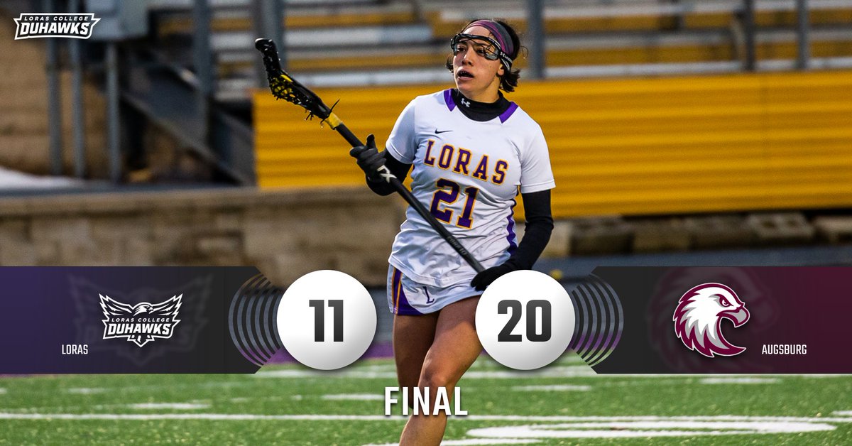 LorasWLAX's tweet photo. Duhawks see streak come to an end against Augsburg // #mwlc https://t.co/JoPjj80SzL