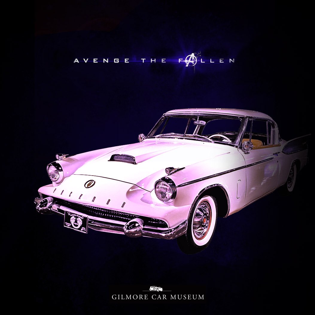 #avengers  #1958packard #JeremyRenner #Hawkeye #avengethefallen  #gilmorecarmuseum #ondisplayatgilmore