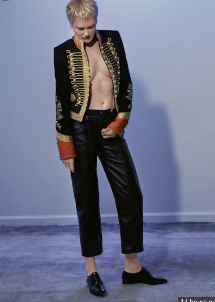 Colonelmuff's tweet image. I was just watching @extratv and they referred to this look from Nicole Kidman’s @VanityFair shoot as “revealing ringmaster outfit” Really!? That’s MJ all the way. Grow a pair Extra!