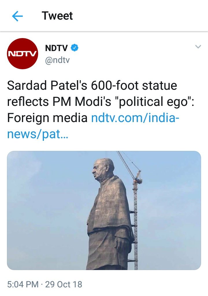 123Talking about inadvertent editorial gaffes .. THANK HEAVENS they only made him 'Sardad' Patel and not 'सरदर्द' Patel!Because had they done it, one can only imagine the kind of reactions they might have received!Shukr hai bach gaye!Kasam Se!