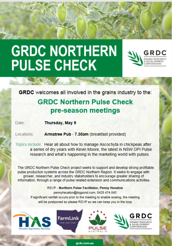 pennyheuston's tweet photo. Hoping to see many of you along at our first CE Pulse Check Group meeting at Armatree Pub on the 9th May!
@GRDCNorth @Farm_Link https://t.co/iub3CayREO
