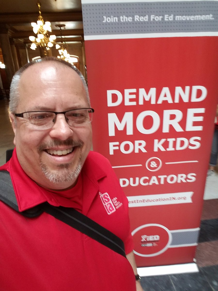 Hoosier47906's tweet photo. Every Wed Wear #RedForEd. We need you in the community to show support for #PublicEducation the foundation of our common culture and democracy. #NoMoreCharters #InvestinEducationIN #WLEA @ISTAmembers @wlea_rdp https://t.co/sv0E5klNac
