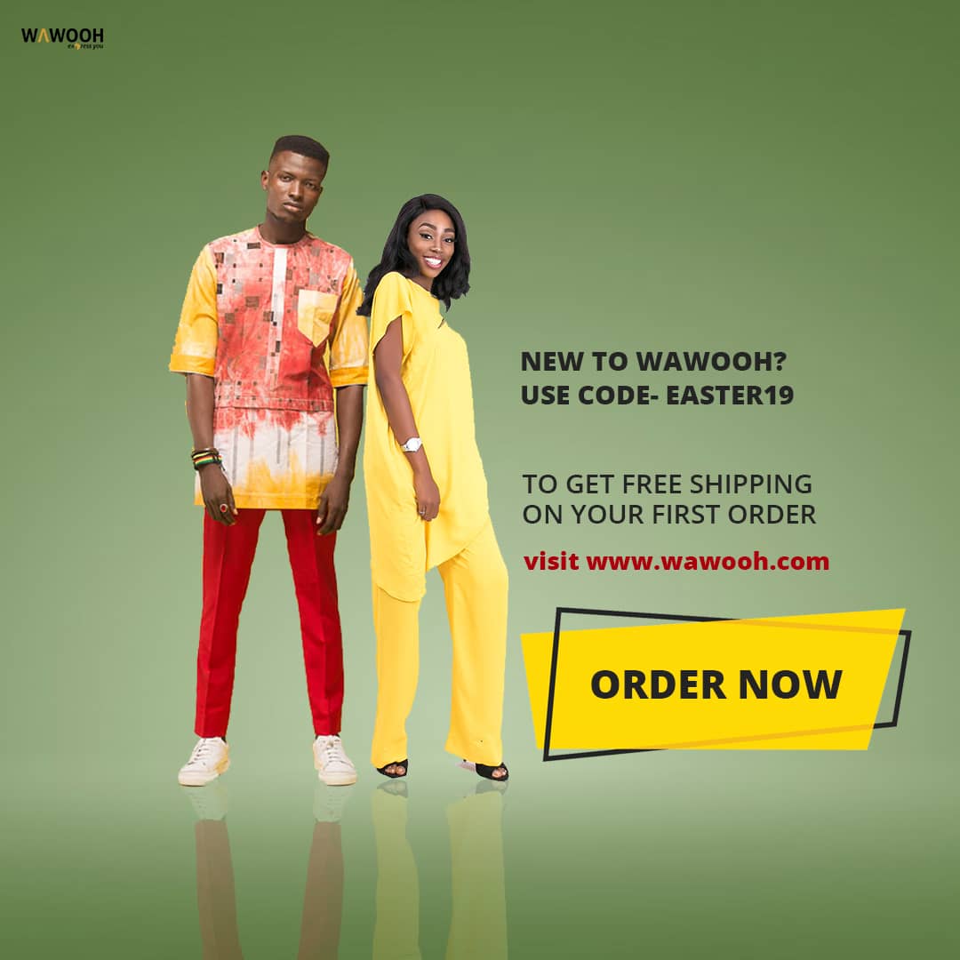 Hey first time shopper! We got the best welcome gift for you. It is FREE DELIVERY DAY! Yaaaaay😃

Apply code EASTER19 at checkout!

#internationalshippingavailable #africanfashion #ankarafashion #madeinnigeria #buyafrican #shopwawooh
