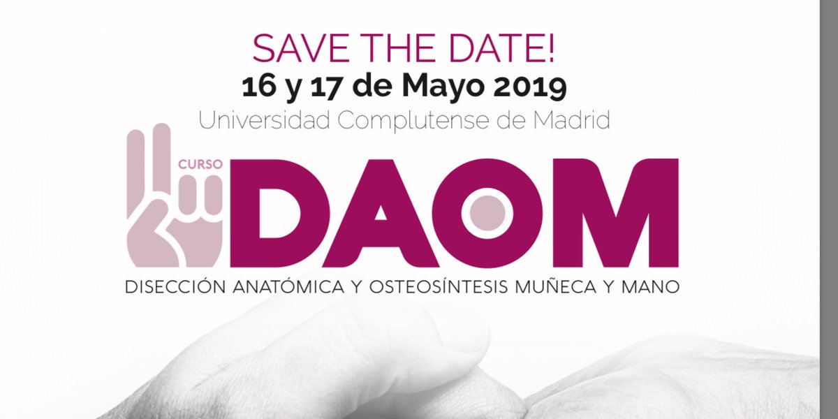 Dr_Corella's tweet photo. El 16-17 de mayo haremos la segunda edición del curso de disección anatómica y osteosintesis de muñeca y mano en el centro de donación de cuerpos de la UCM. 

Toda la información en:
https://t.co/GMwXm4NGRP https://t.co/iqEasziuJP