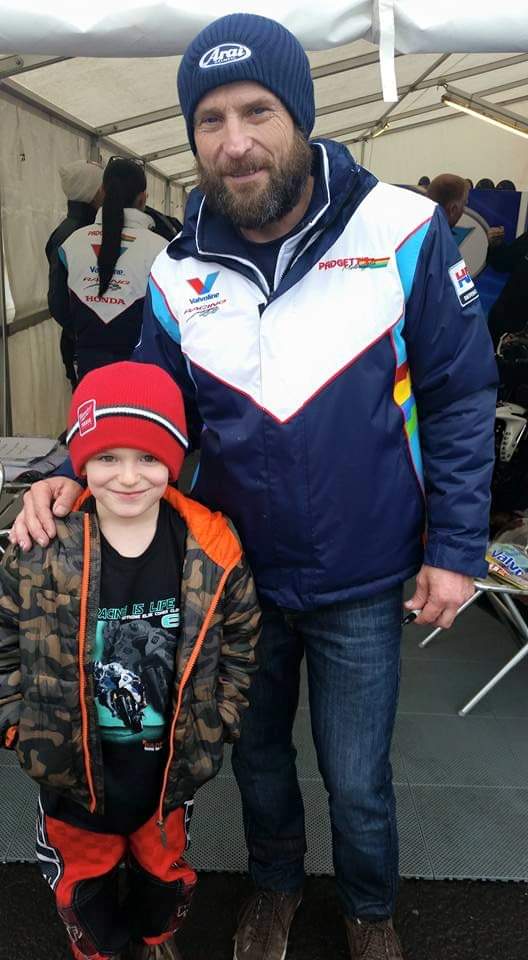 Happy Birthday to this legend   (my boy Jack & Bruce at NW200 2015) 