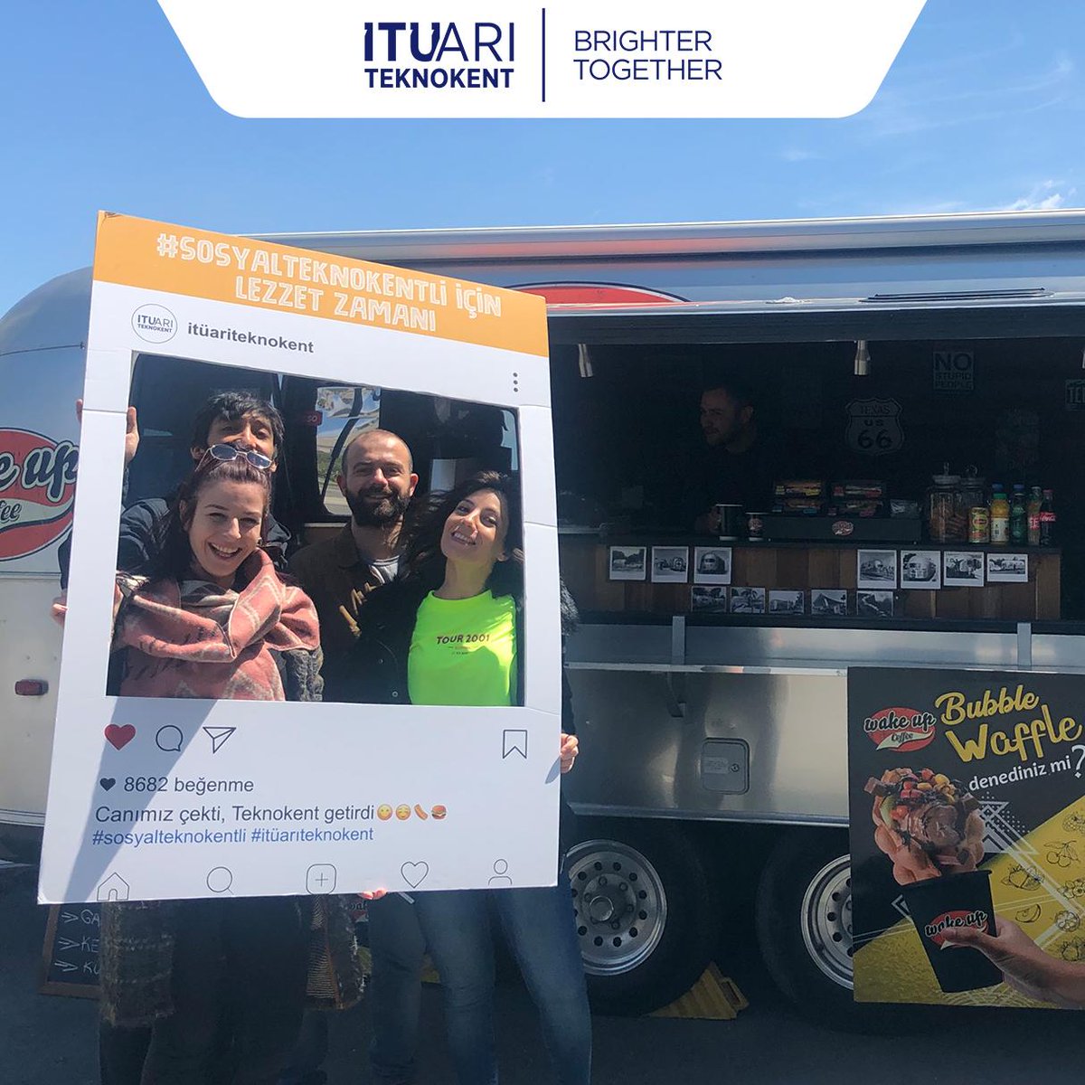 StartupEver's tweet photo. Her hafta farklı lezzetler tadacağınız, ARI 3 binasının önündeki lezzet şenliğini kaçırmayın. #sosyalteknokentli'leri buluşturan lezzet şenliği, bu hafta kahve ve waffle lezzetleri ile devam ediyor. https://t.co/WuLoAidyd2 https://t.co/aR8fWe77ox
