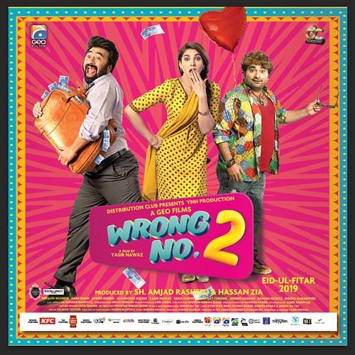 PakistaniCinema's tweet photo. You can ease the wait for #WrongNo2's trailer by this new colorful, rocking poster.
#YasirNawaz #SanaFakhar #DanishNawaz #DistributionClub #GeoFilms #ExcellencyFilms #YNHFilms #EidulFitr2019 https://t.co/XBN1Bv4lw3