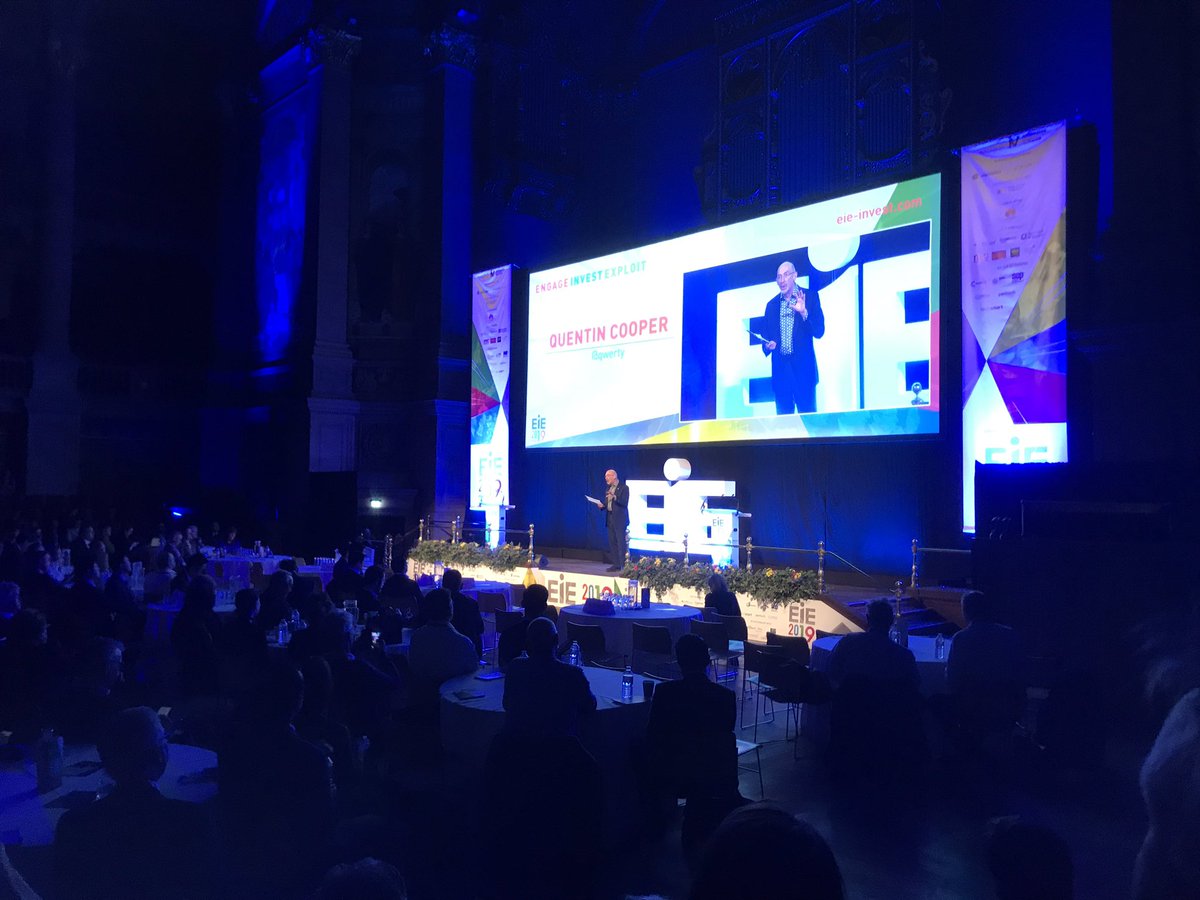 HannahCod's tweet photo. Listening to @qwerty kicking off #EIE19 https://t.co/hgNWpPjOtd
