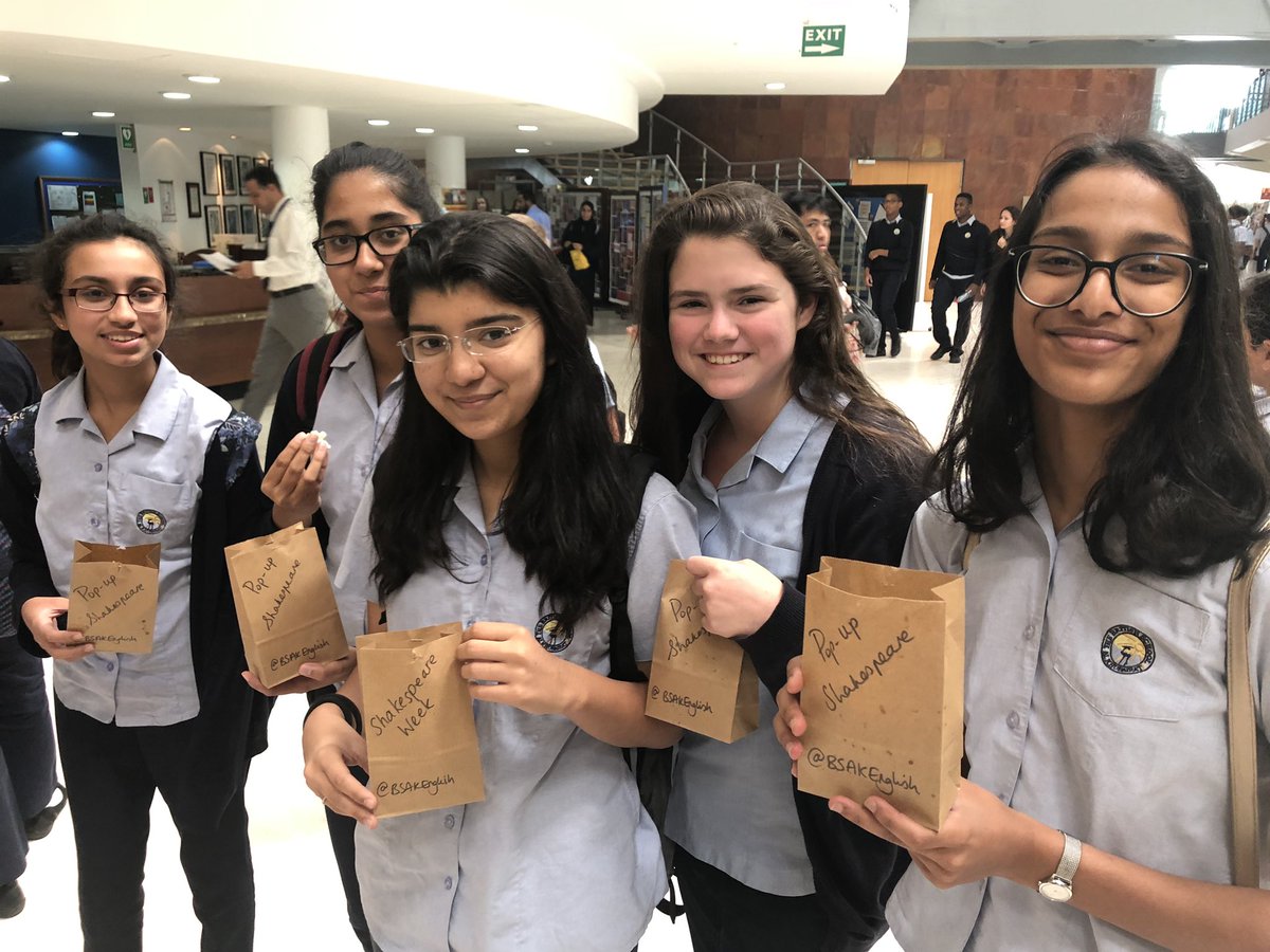 BSAKenglish's tweet photo. Day 4 of #popupShakespeare and we ran out of 🍿!! Stunning performances from @BSAKmfl staff #Shakespeareweek2019 #thouartexceedingexpectations https://t.co/3jmrAGIDOk