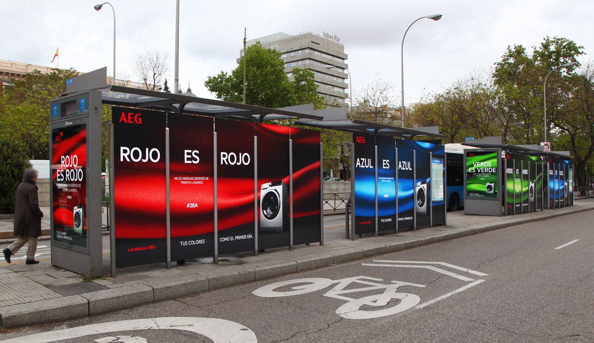 JCDecaux_ES's tweet photo. #ElDebateDecisivo se sigue comentando hoy en la calle con @AEG_Esp #28A y su campaña de dominación en la Plaza de Colón de Madrid https://t.co/6cDsN6cpDu