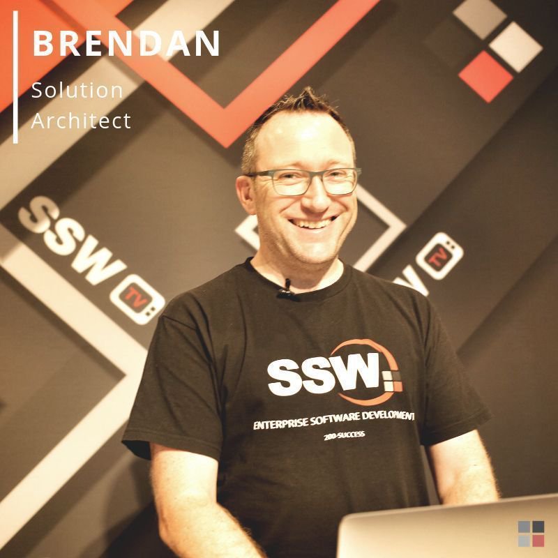 SSW_TV's tweet image. Brendan is one of our best #SolutionArchitects &amp;amp; #Mentors. Working out of the #Brisbane office. He&apos;s known for his diverse knowledge, coding languages &amp;amp; great #BusinessSolutions. He&apos;s a massive fan of #OpenSource &amp;amp; has a pretty unique set of skills 😎More: r.ssw.com/Brendan