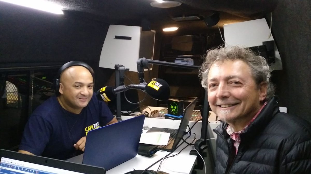 CapeTalk's tweet photo. Kieno Kammies speaks to @mikeschalit of the MAL Foundation, ahead of the launch of their 14th school library - this time at Cecil Road Primary School in Salt River, Cape Town. https://t.co/Iqq5yFmjBh