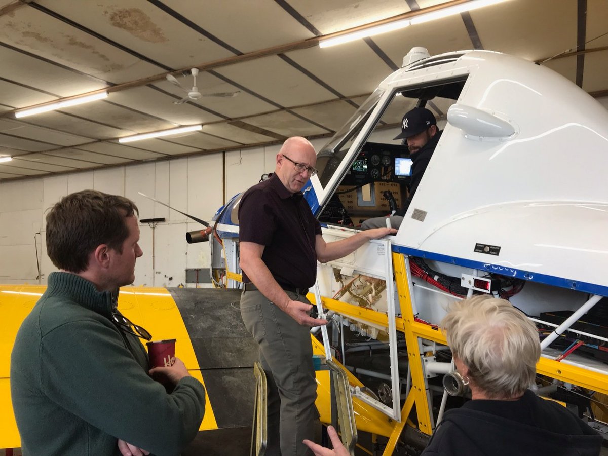 wkaeding's tweet image. Another interesting day with Western Australian Legislator @MartyAldridgeMP touring in Melville-Saltcoats constituency. Thanks @JeffJFarmer @_StaySharpe #bridgeviewmfg @Flundy22 at LDC and Cheryl @YorktonAircraft. Great discussions on value added #SaskAg 
#sask #ExploreSask