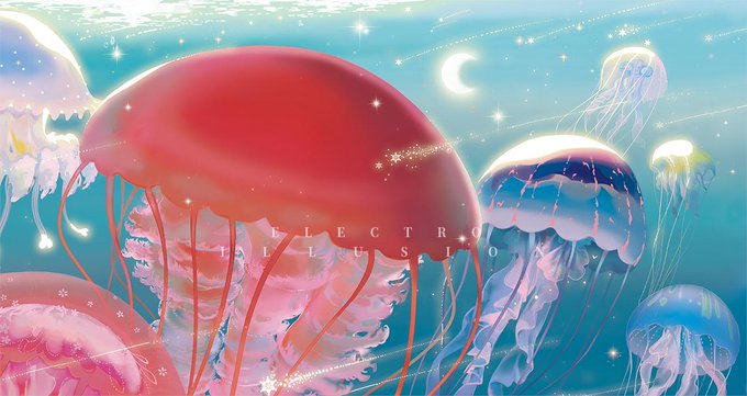 「jellyfish」 illustration images(Popular)