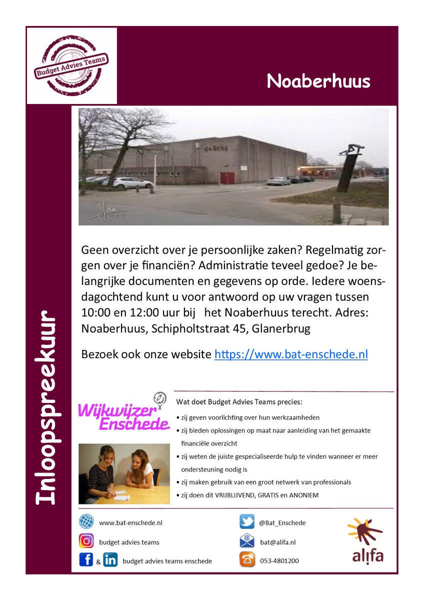 Budget Advies Teams Enschede (@bat_enschede) on Twitter photo 
