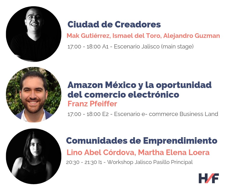 hackfundgdl's tweet photo. Llegamos a la mitad de #TalentLand y el día de hoy las ponencias van a estar increíbles. ¡No te las pierdas! https://t.co/6SXQXyho3U
