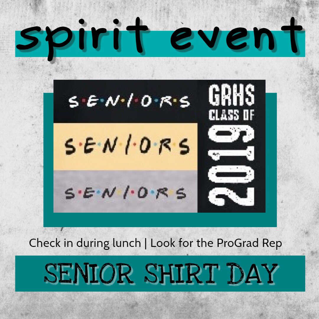 GRHS Pro Grad 2019 tweet media