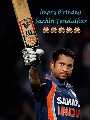 Happy Birthday sachin tendulkar    big fan Arijit Roy 