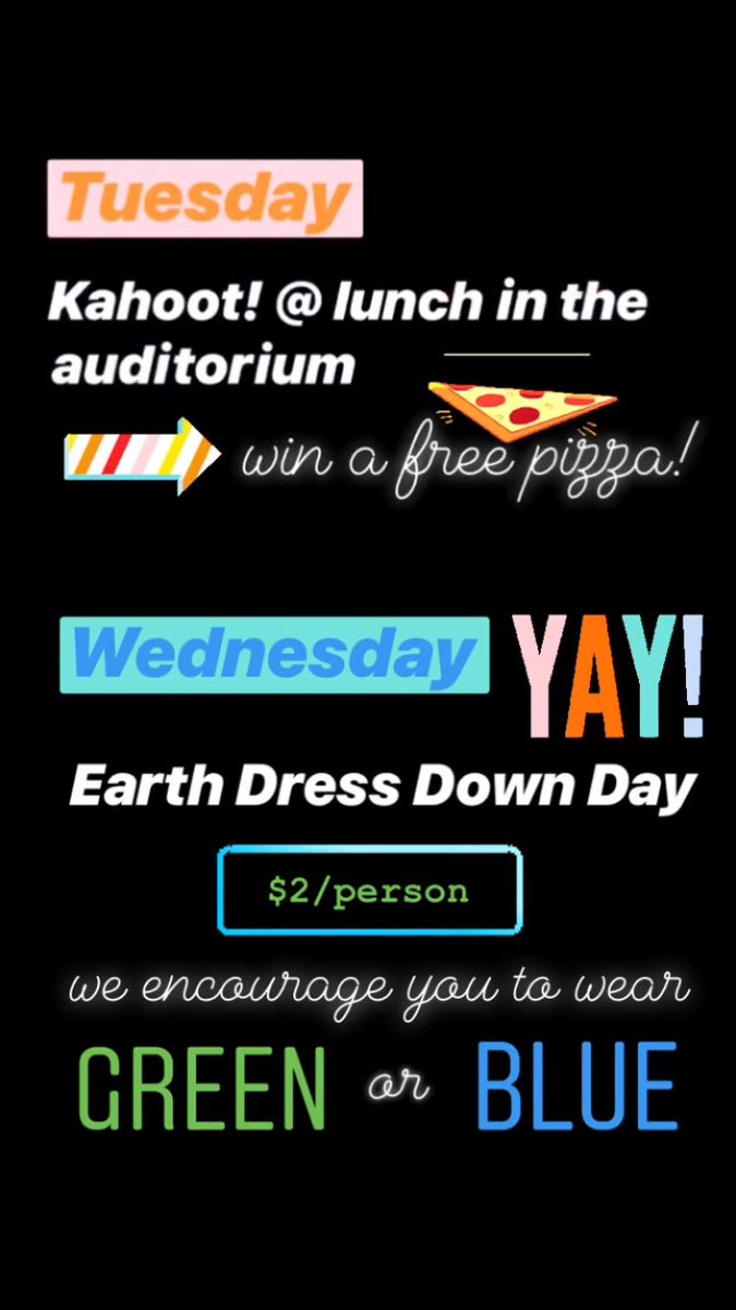 stpatsecoteam's tweet photo. #earthweek events (part 1/2) https://t.co/fUo7Rfo1B2