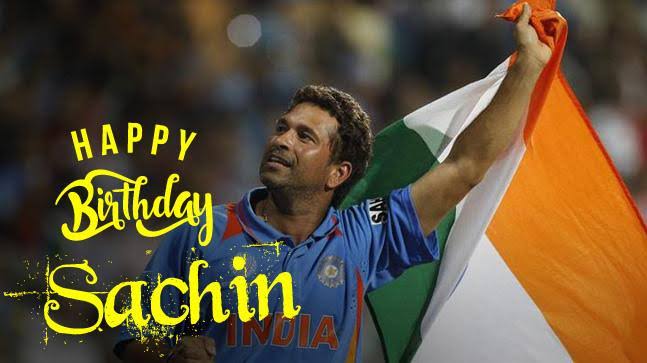   Happy birthday Sachin Tendulkar    