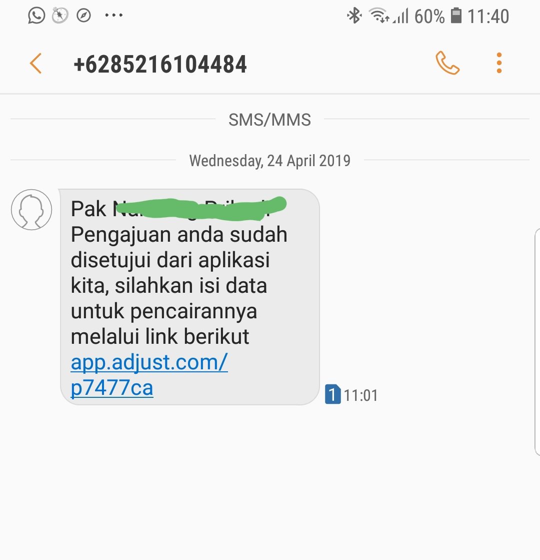 NPrihadi's tweet photo. @Telkomsel Tuh aku screenshoot aja...ini yg hari ini....yg sebelum2nya aku block aja...soalnya lapor juga paling gak ada solusinya atas spam kayak gini https://t.co/WcsytvqhZy