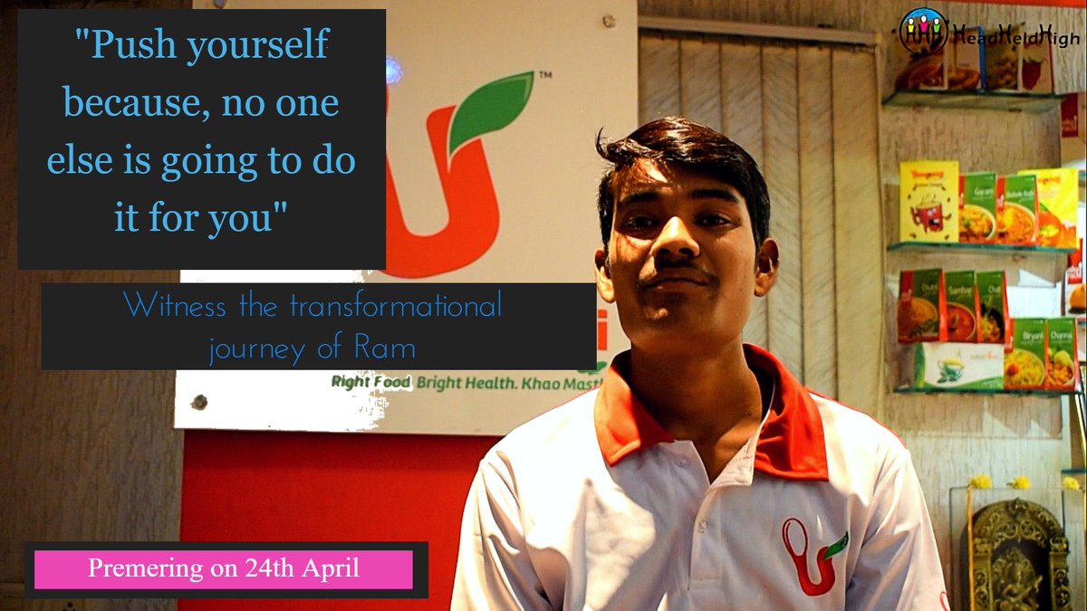 "Push yourself because no one else is going to do it for you"
Witness the #transformational journey of Ram
Premiering on 24th April With <a href="/madanpadaki/">Madan Padaki</a>  <a href="/rajesh_bhat/">Rajesh Bhat</a> <a href="/ssavara/">Sunil Savara</a>  <a href="/spankaj4/">Pankaj Singh Thakur</a> #iamheadheldhigh