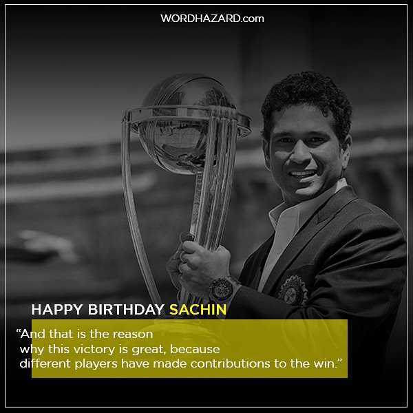 wordhazard's tweet photo. Happy birthday legend
#HappyBirthdaySachin #SachinRameshTendulkar #wordhazard https://t.co/YbX1PlSIBi