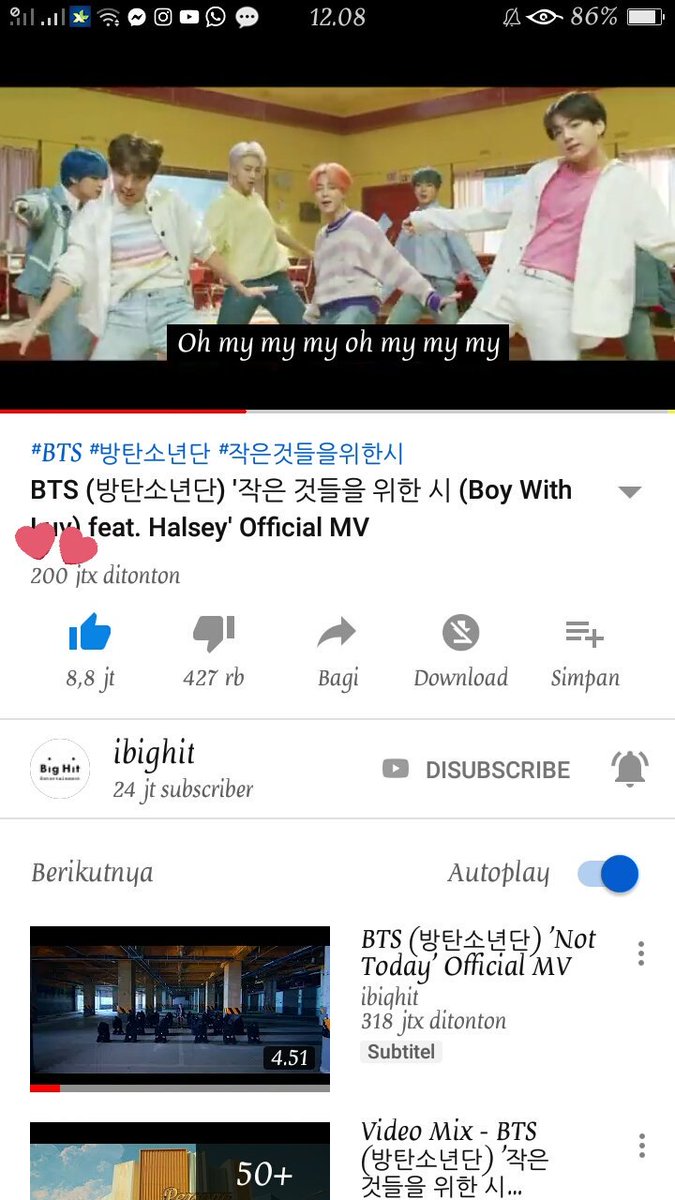 IiNalla's tweet photo. Congratss🎉💜 Selamatt untuk Army karena usaha kita selama ini sudah terbayarkan Selamatt Sekali ✨💜🎉🎉🎉
 #BBMAsTopSocial BTS
@BTS_twt https://t.co/WLTcbSiJxr